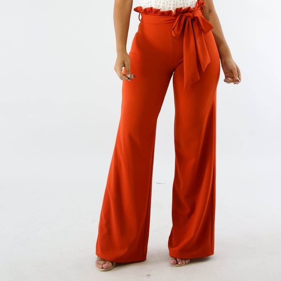 High Waist Business Casual Pants - Picture 2 of 2
